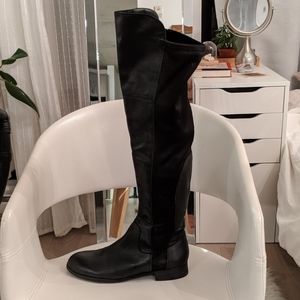 Genuine Leather Boots Over the Knee